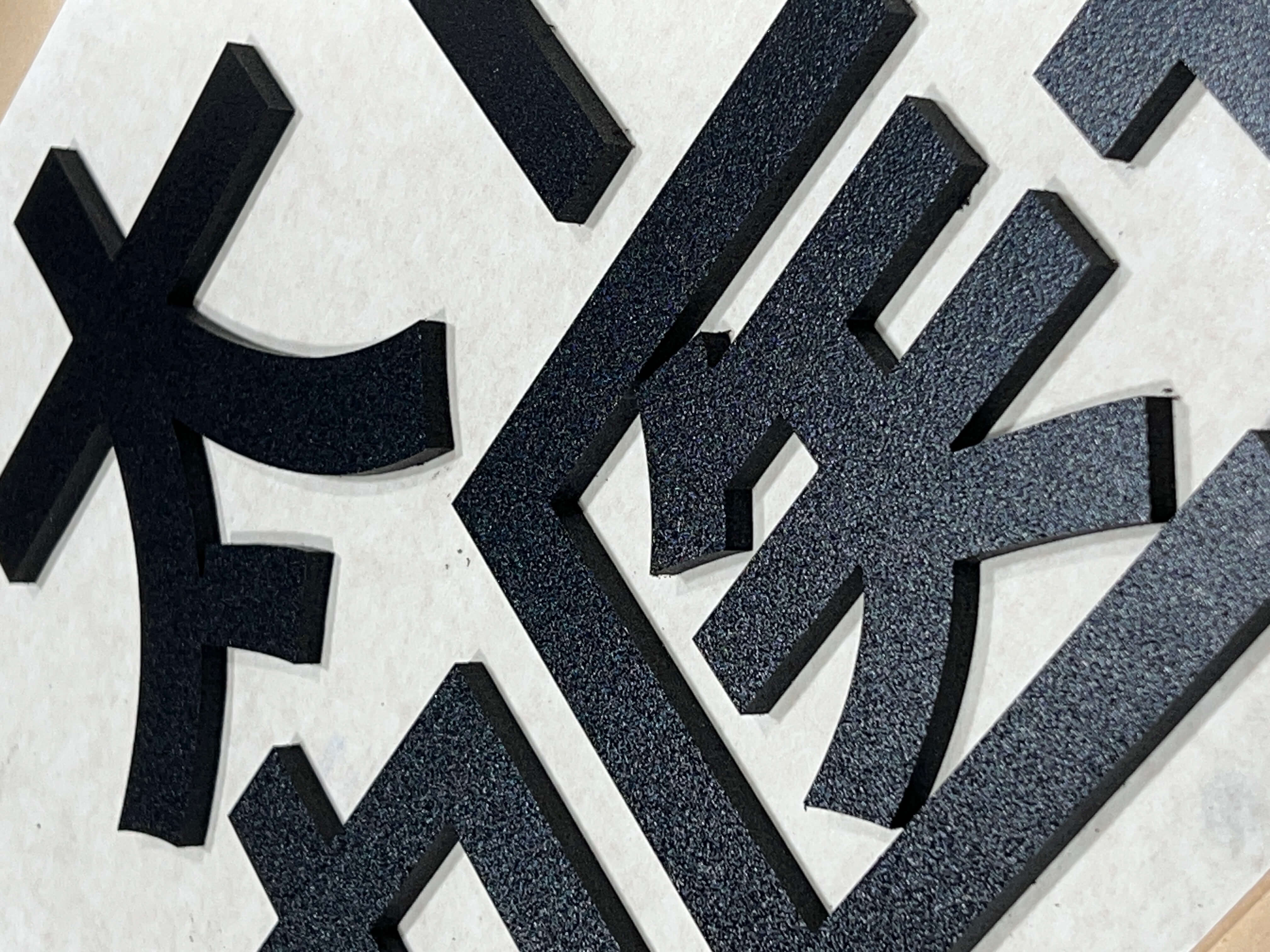 Dimensional plaques & donor walls