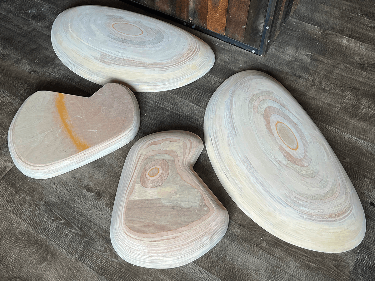 Professional wood furniture component