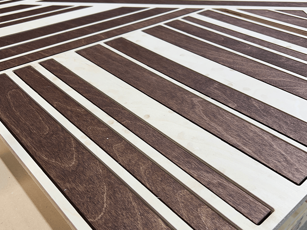 Complex wood joinery and assembly project