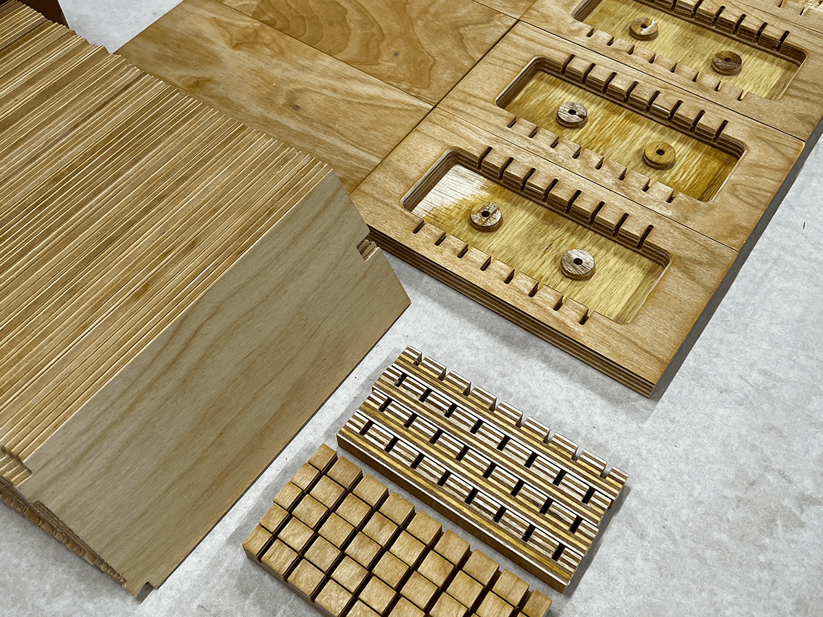 Custom wood machining and finishing project